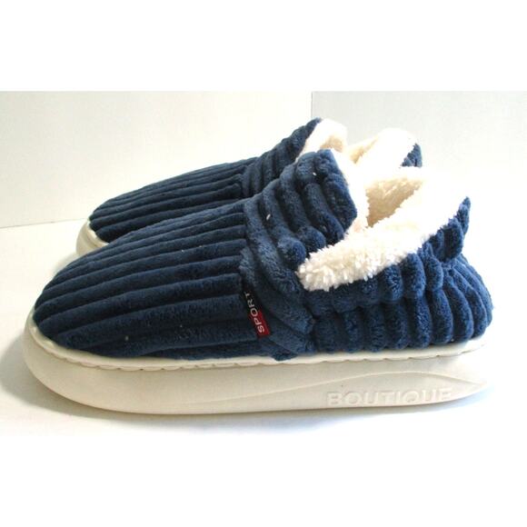 Boutique Women's Plus Warm Blue Slippers New Size 42 - 43 U.S. Size 11 - 12 - Picture 4 of 10